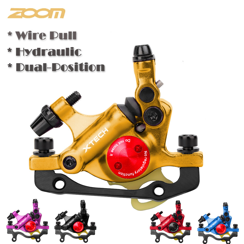 ZOOM XTECH HB100 MTB Line Pulling Hydraulic Disc Brake Calipers Front or Rear