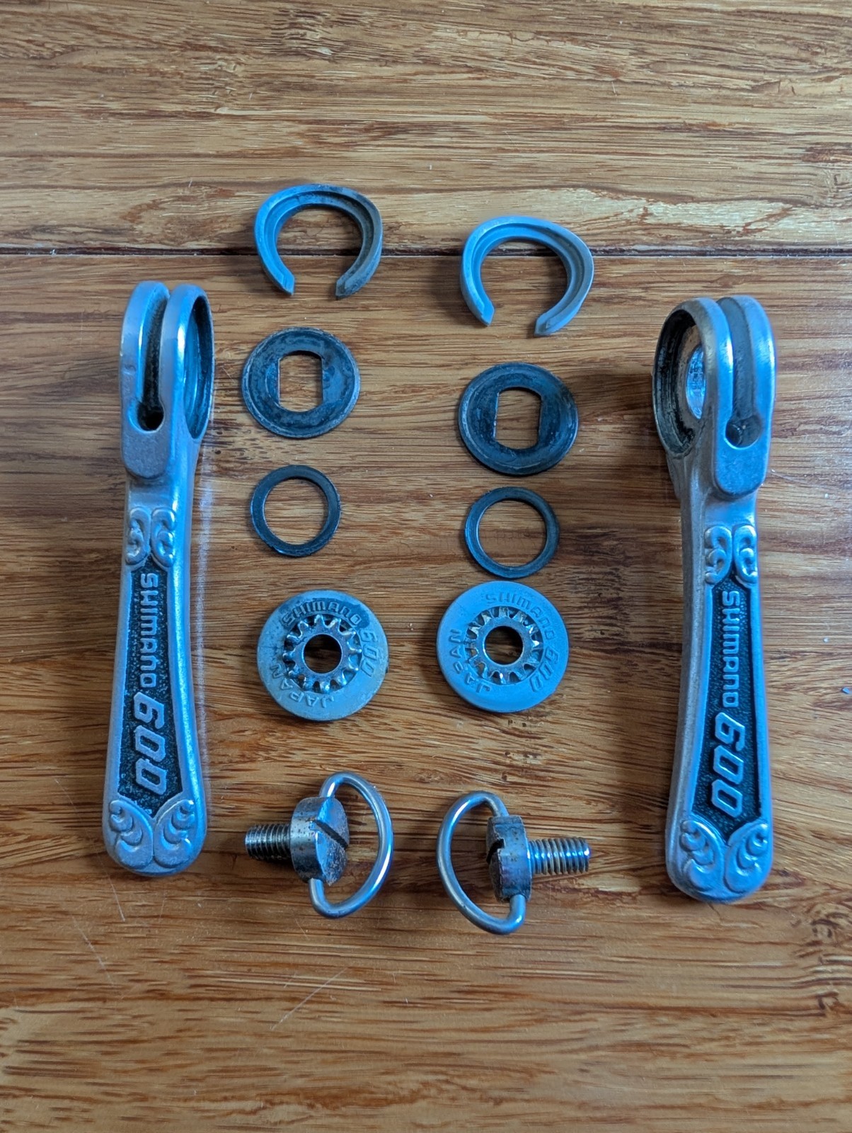 Shimano 600 Arabesque Downtube Braze On Friction Shifters
