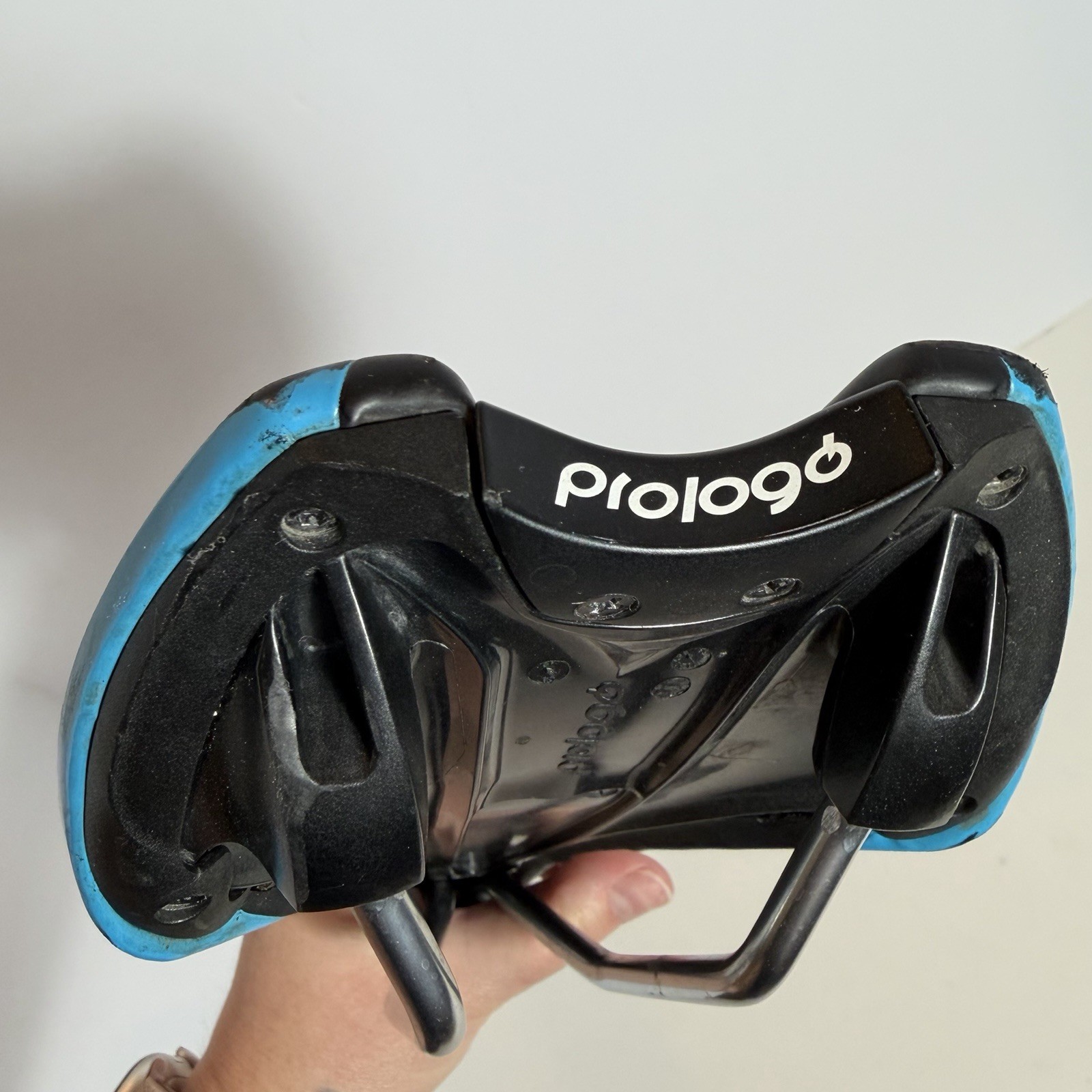 Prologo Zero II Pro STN Road Bike Saddle Seat Black Blue 275x134mm