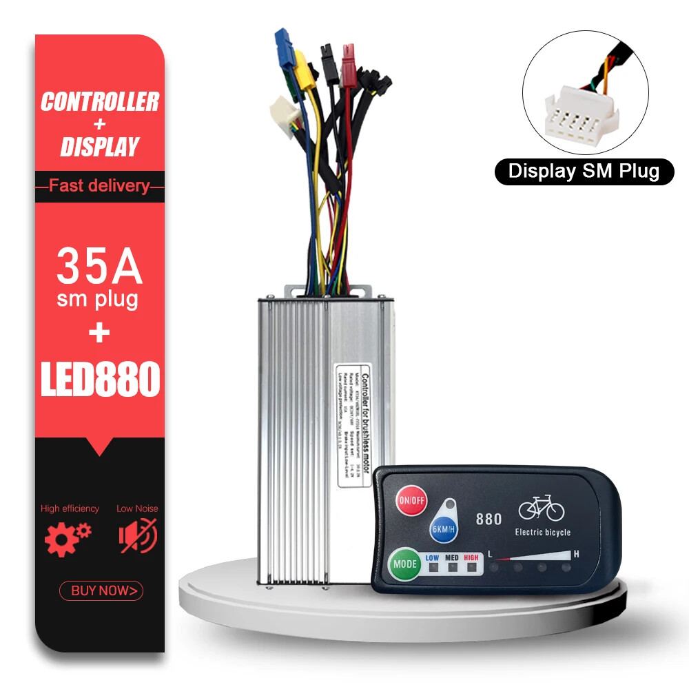 KT Electric Bike Sinewave Controller 36V48V 15A/17A/22A/25A/30A with LCD Display