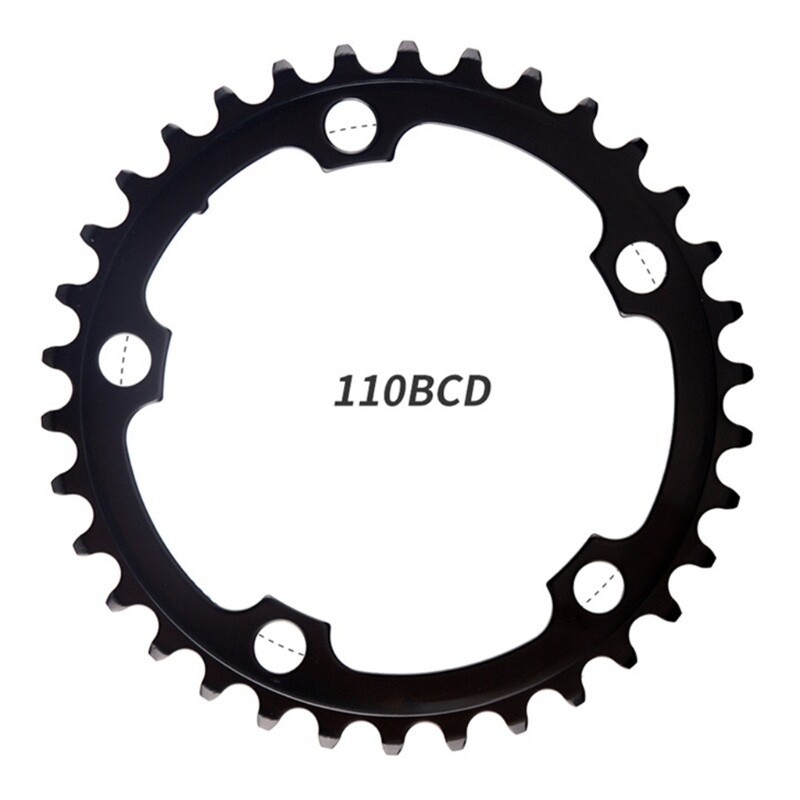 110BCD 130BCD Steel / Aluminum Alloy Wheel, 34T / 39 / 50T / 53T Bike Crankset
