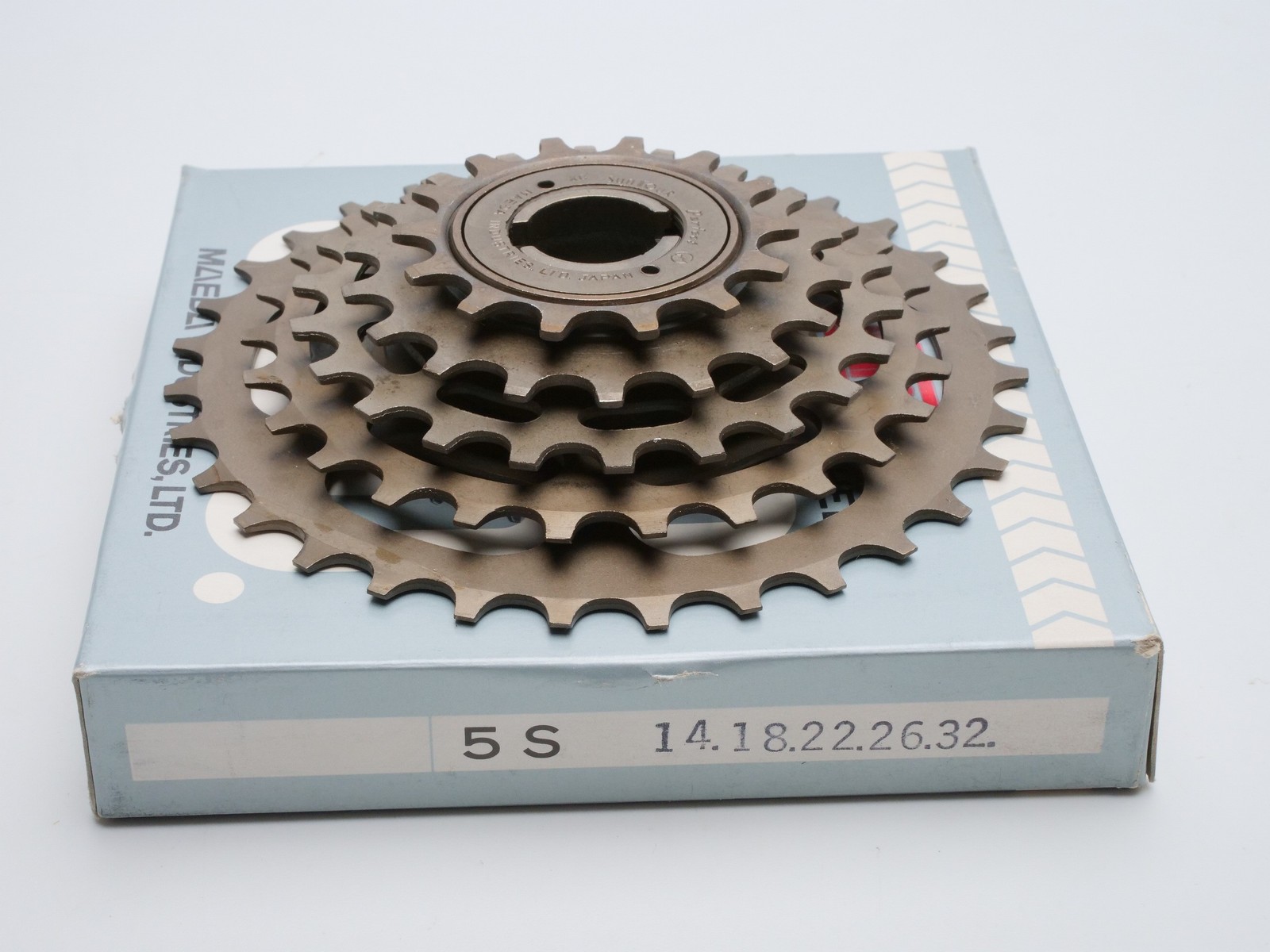 NOS Suntour 888 Perfect Freewheel 5 Speed 14-32t 1/2×3/32″ BSA Thread Vintage