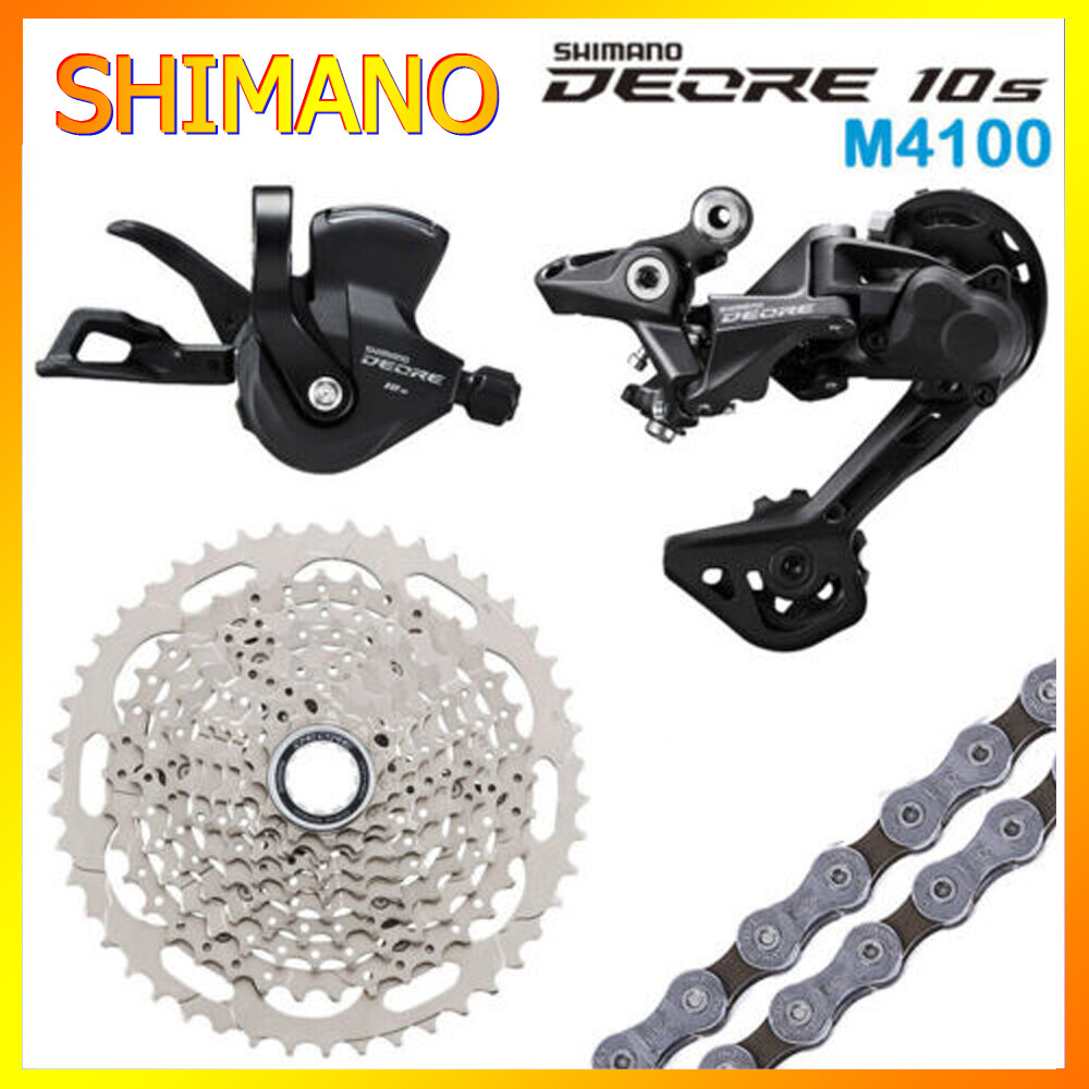 Shimano Deore Bike M4100 10 Speed Drivetrain Upgrade Groupset 11-42 11-46 M4120