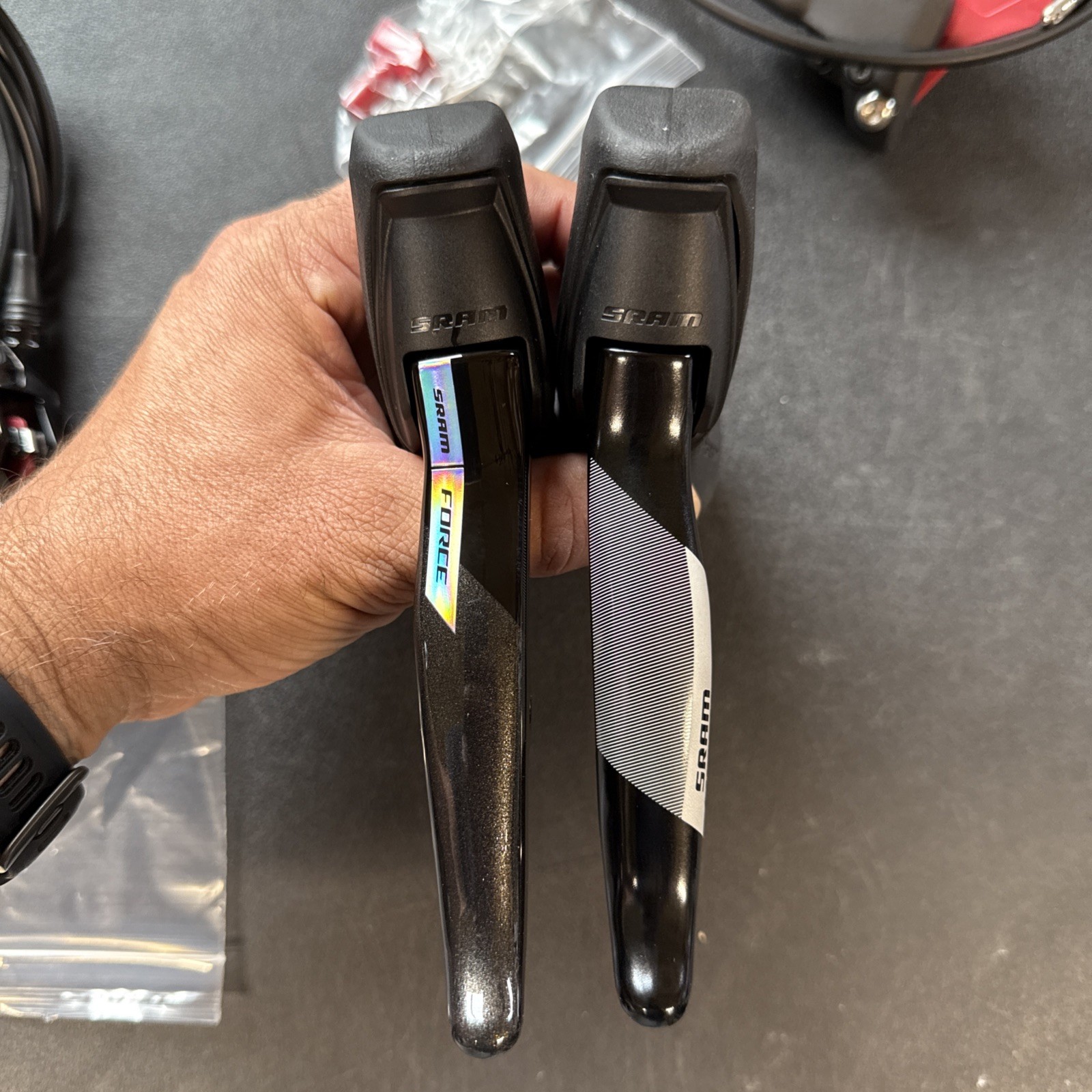 Sram Force/apex D1/d2 Axs Shifter Set 1000/1700mm Hydraulic Disc (NW)