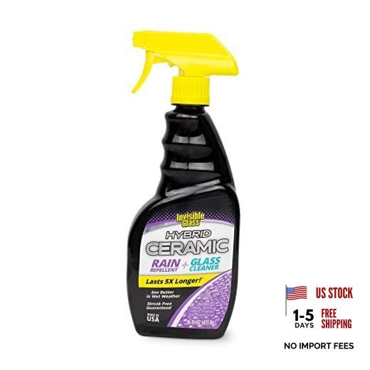 92183 Hybrid Ceramic Rain Repellent and Glass Cleaner – 16 Fl Oz (Pack of 1)