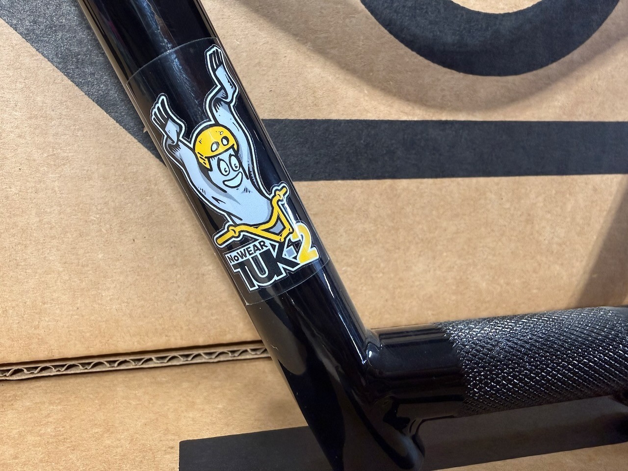 NEW Nowear BMX Tuk2 Tukubars 10″ Made in USA 4 PC handlebars bars Black