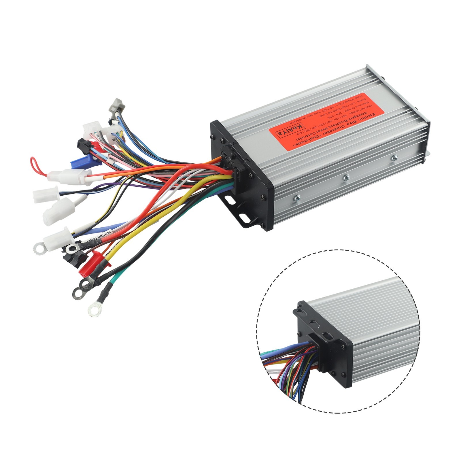24V36V48V52V60V Intelligent Dual Mode Controller for Electric Bikes 500W 800W