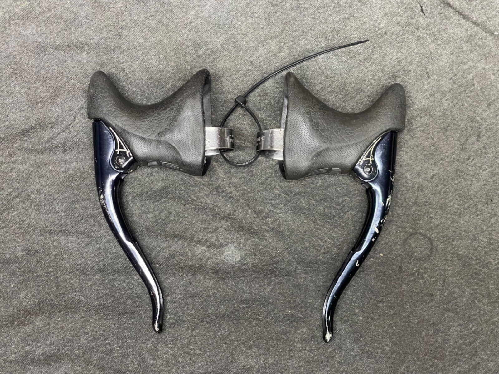 Vintage Dia Compe Gran Compe Brake Levers MISSING SPRING on left lever