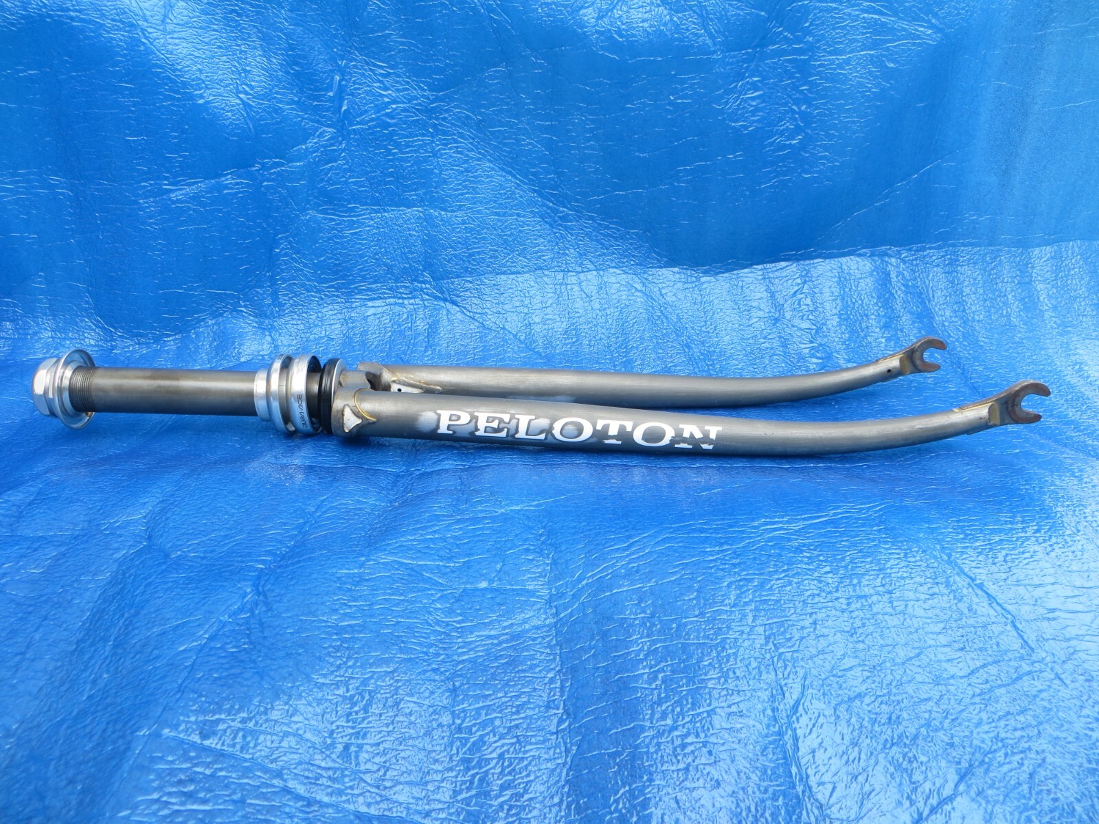 Peloton 1 Inch Front Fork 158mm Steering Column + Shimano Dura Ace NJS Headset