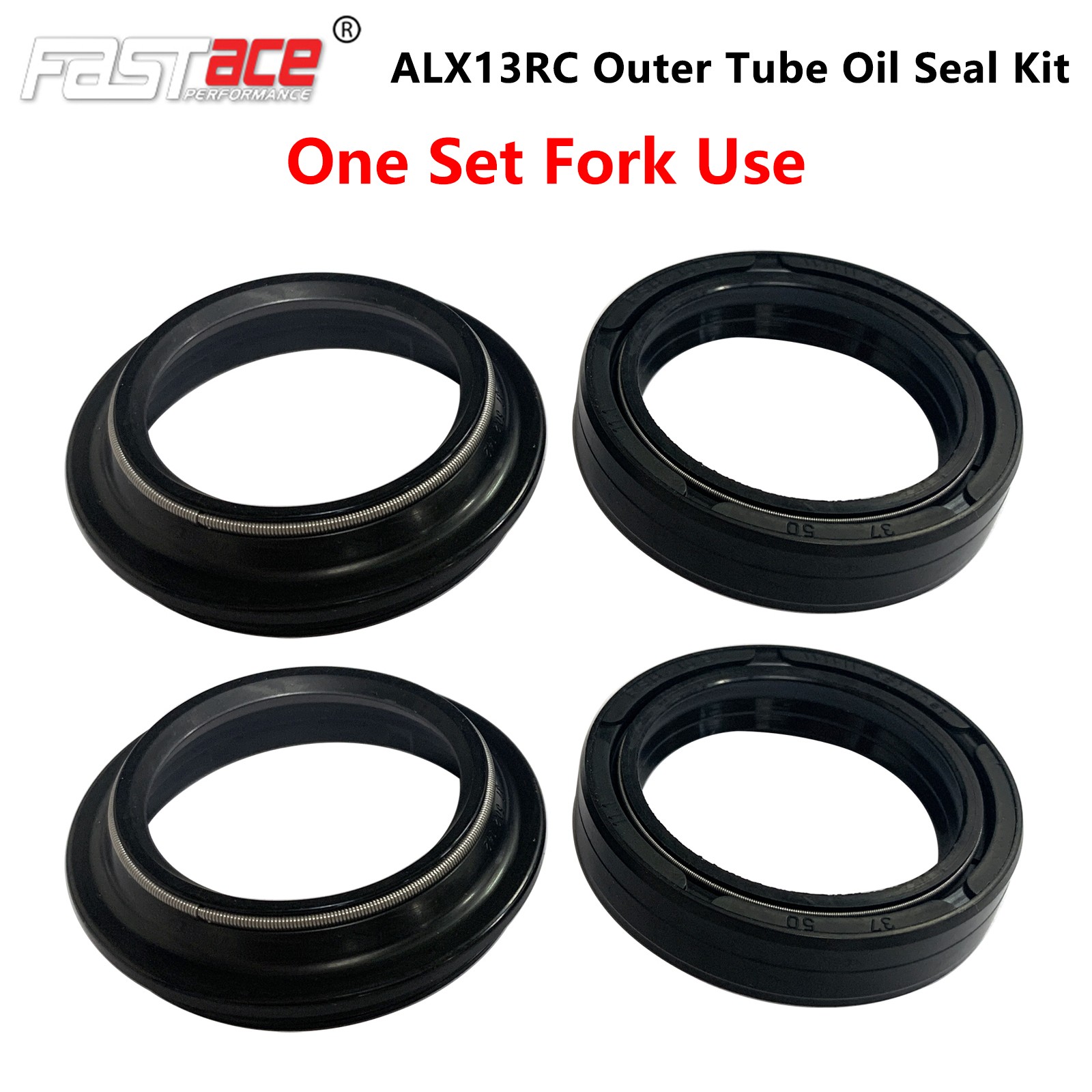 FASTace ALX13RC Front Fork Oil Dust Seal Kit For ALX13RC 1.0 / 2.0 Replacement