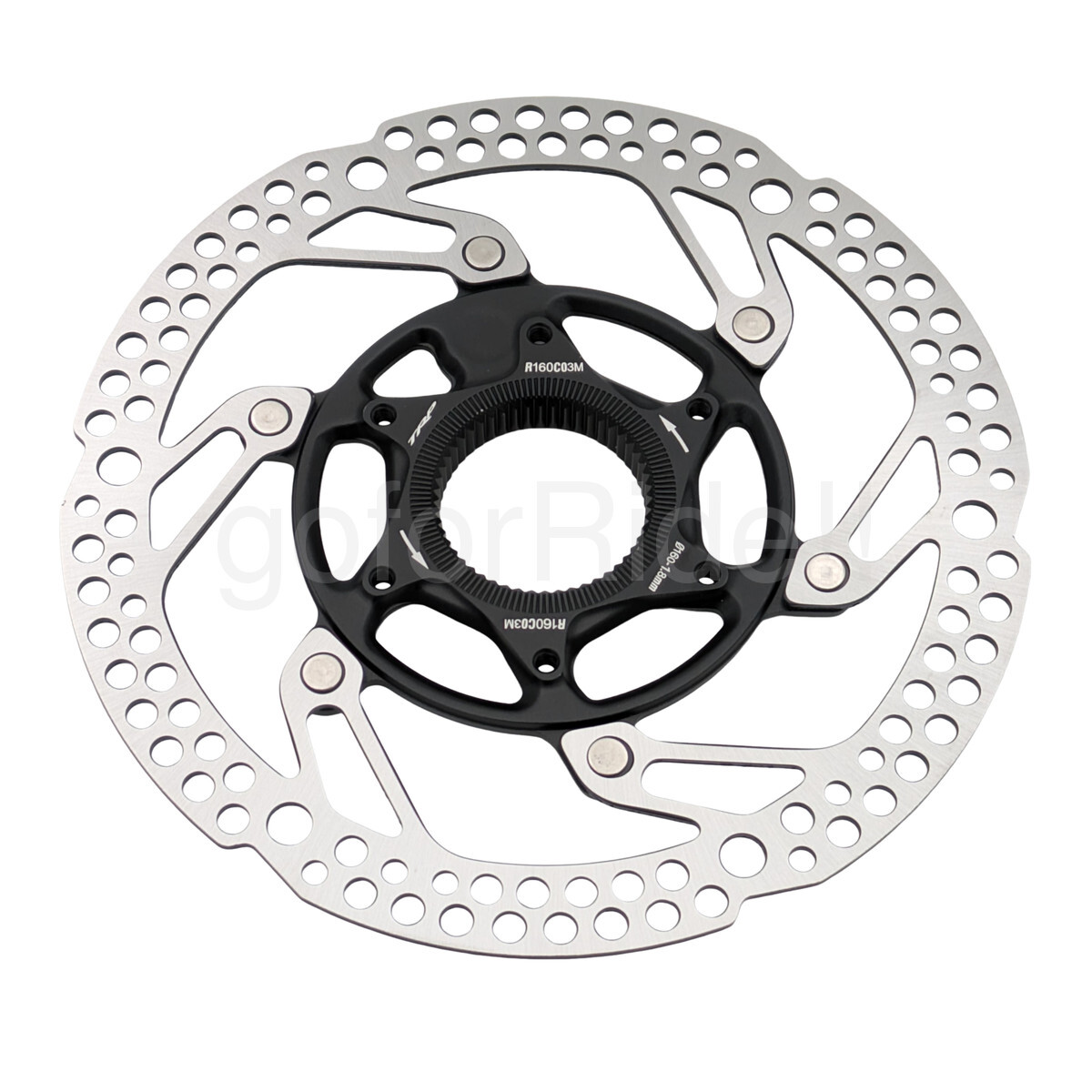 TRP RC03M Centerlock Disc Brake Rotor 160mm, 1.8mm,Two Piece, Road/Gravel Bike