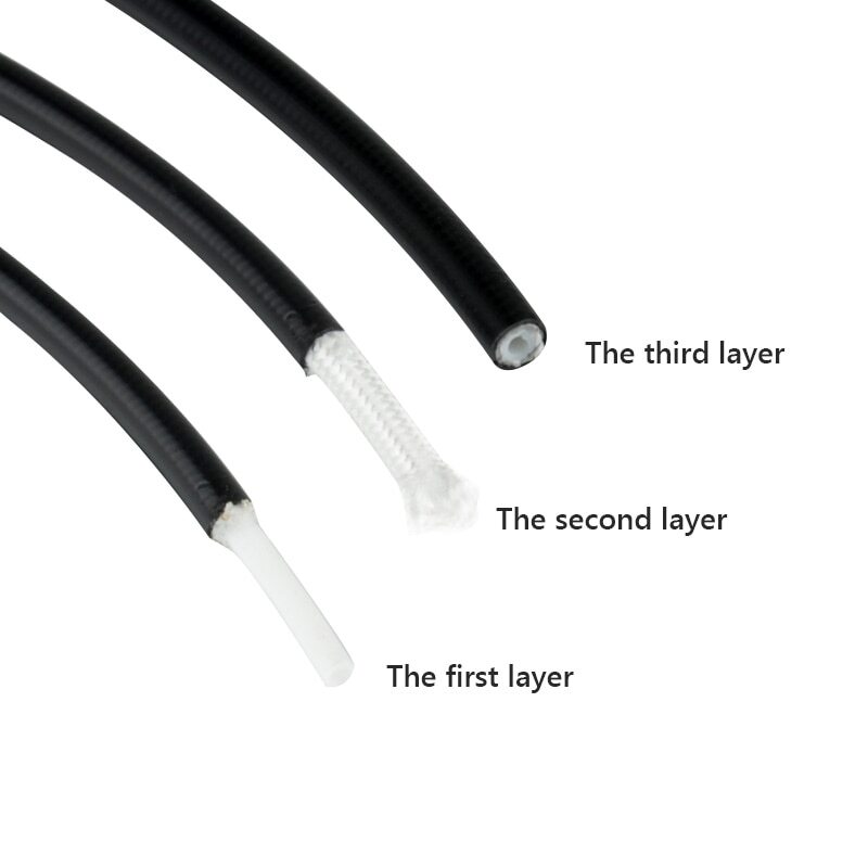 3meters MTB Bike Hydraulic Disc Brake Oil Tube Pipe Bicycle Brake Hose 2.0×5.0mm