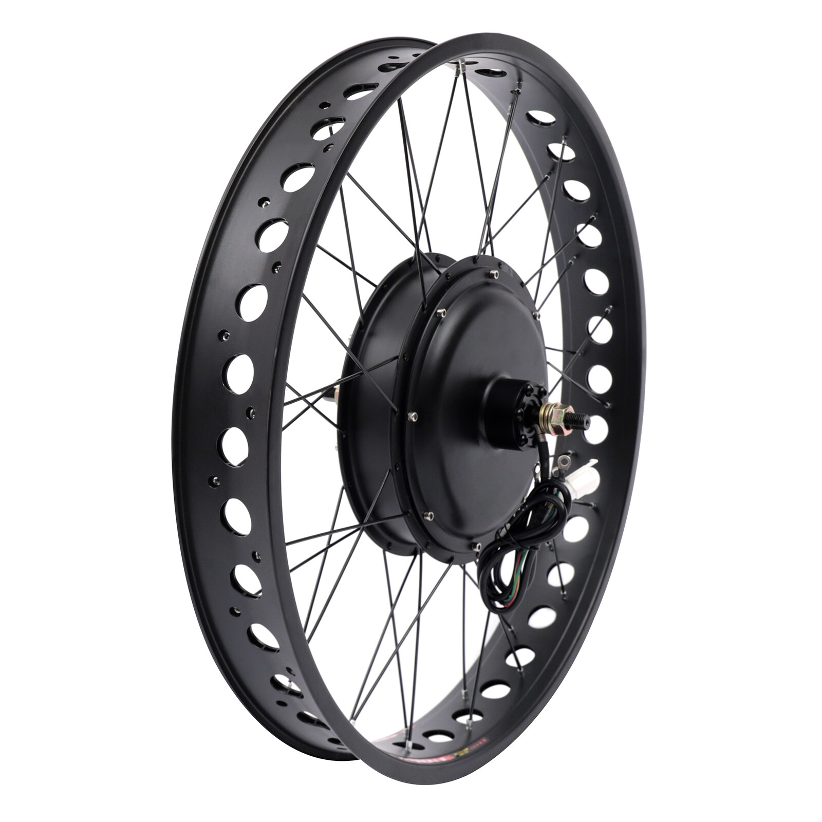 E-Bike Fat Tire Bicycle Rear Wheel Hub Motor Conversion Kit Fit 26″ 48V 1500W