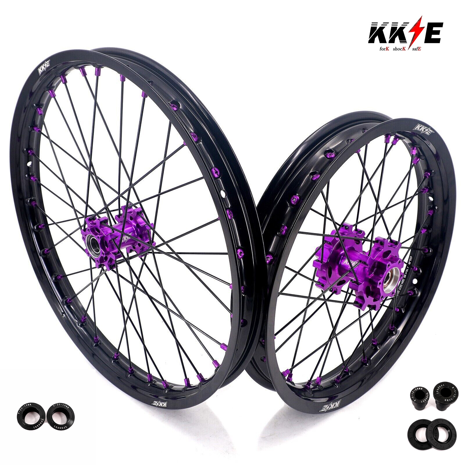 KKE 19/16» Enduro Wheels Rims Set For SurRon Light Bee X 19-22 E-Bike CNC Hubs