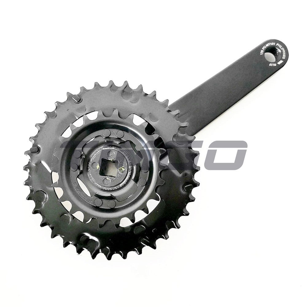Shimano FC-MT101 2×9 Speed MTB Bicycle Crankset Square Taper 36-22T 170mm UN101