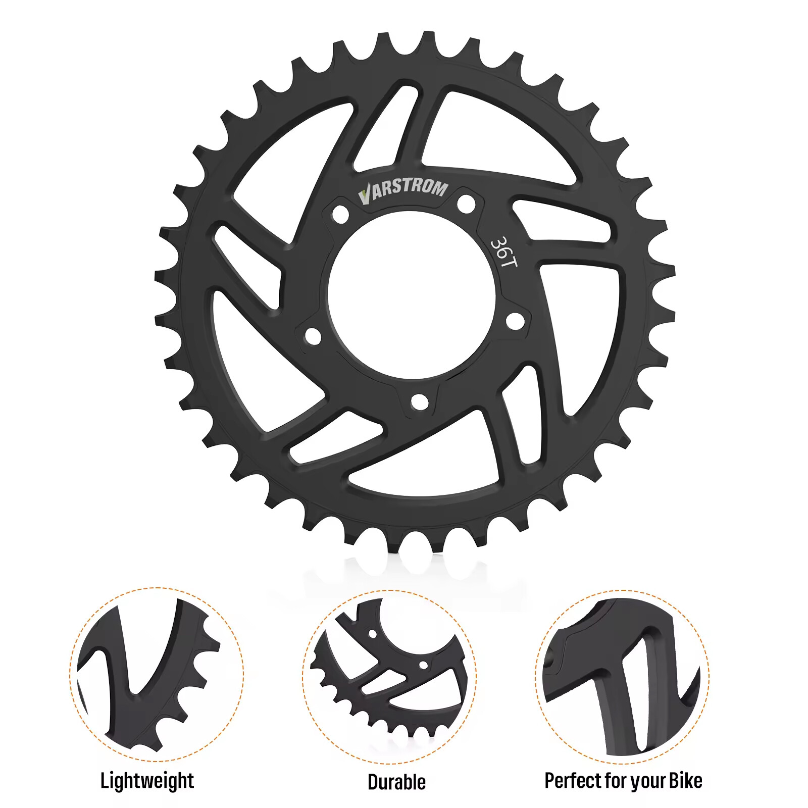 Mid Drive Motor 36T 42T 44T 46T 52T Chain Wheel for BAFANG BBS02B BBSHD BBS01B