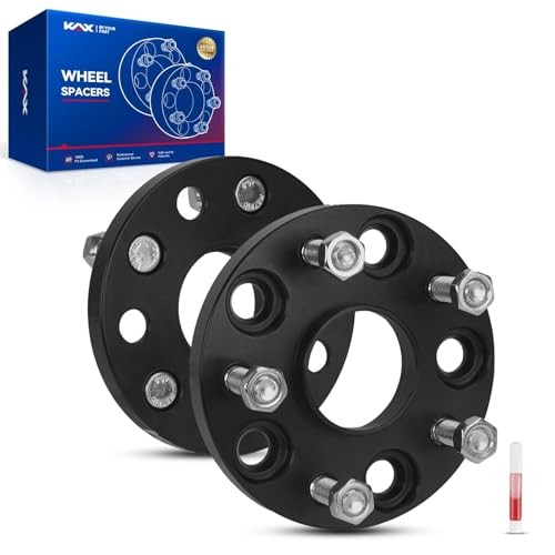 KAX 5×4.5“ Wheel Spacers,Forged 15mm 5×114.3mm Hubcentric Spacers with Thread