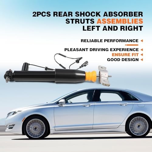 2PCS Rear Shock Absorber Struts Assembly Left and Right Compatible with MKZ