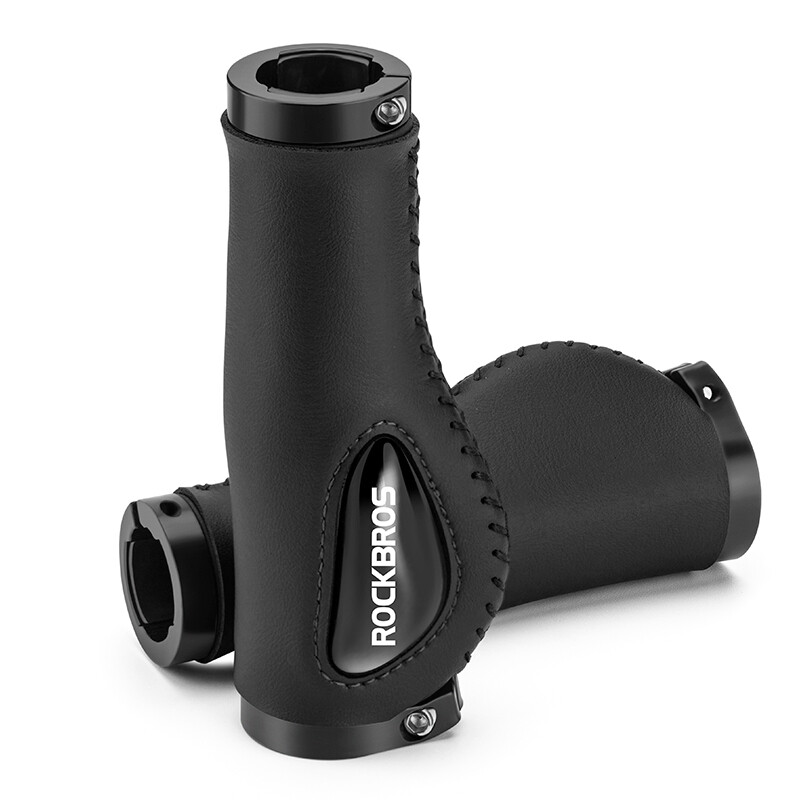 ROCKBROS Bike Handlebar Grips Ergonomics Soft Gel Dual Lock on MTB Handle Grips