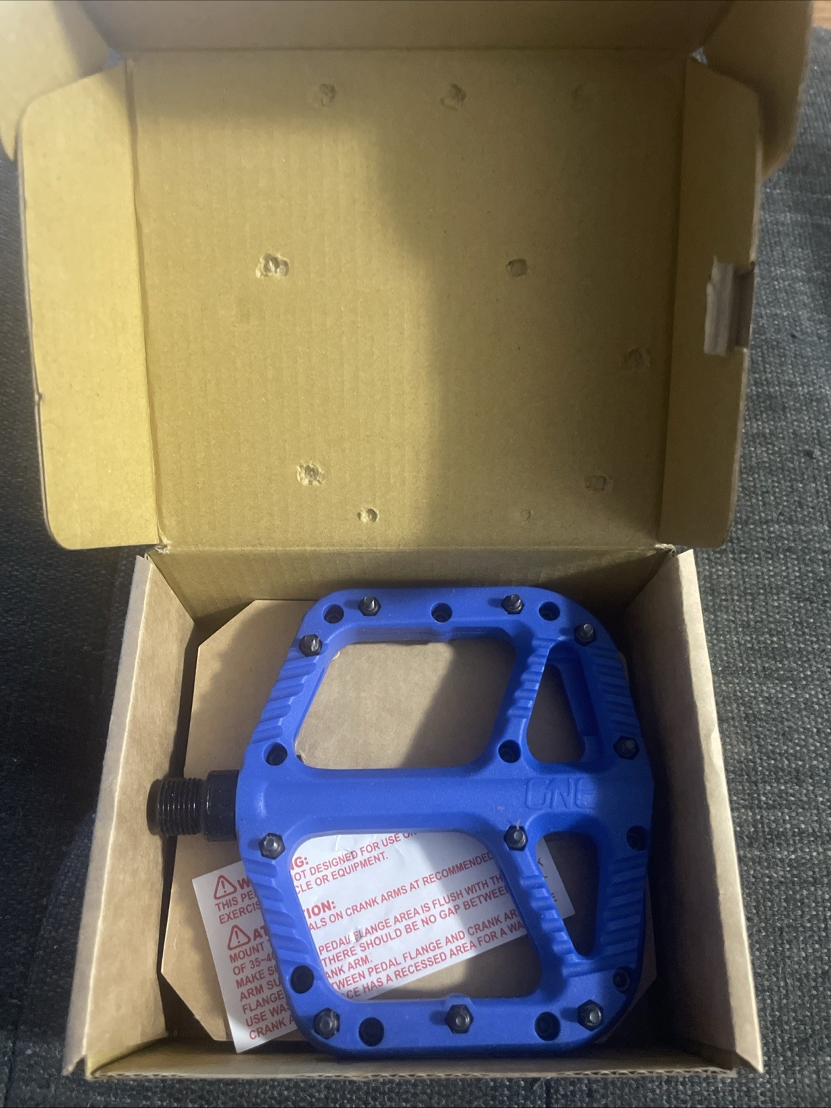 One Flat Pedal Component Blue