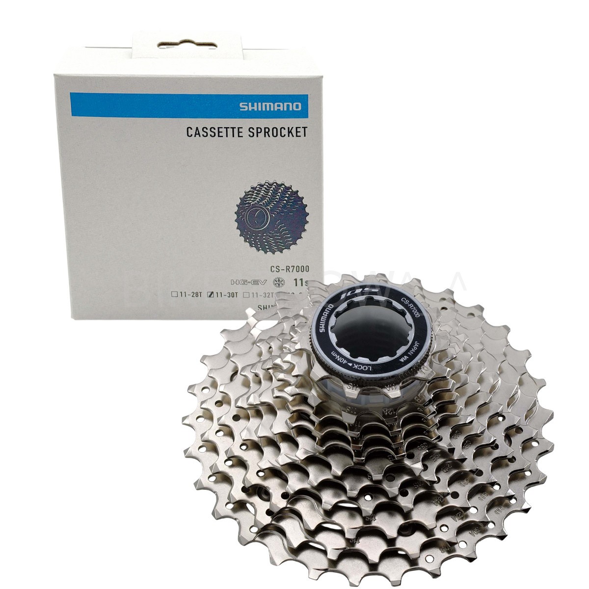 Shimano 105 CS-R7000 Road Cassette Sprocket 11-30T, 11-Speed