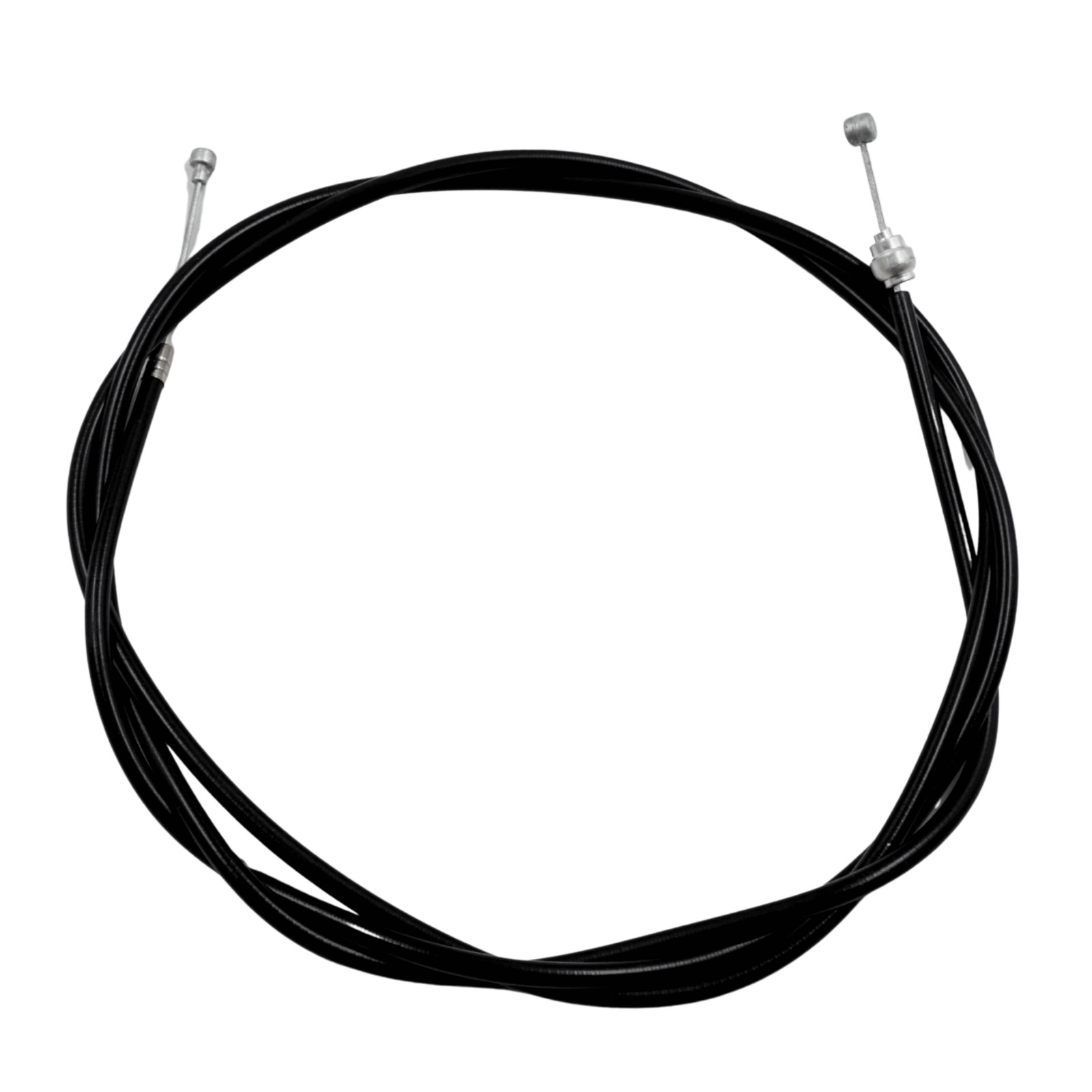Action 1.5 x 1650 mm Dual End Bike Brake Slick Cable w 1550 mm Housing Black