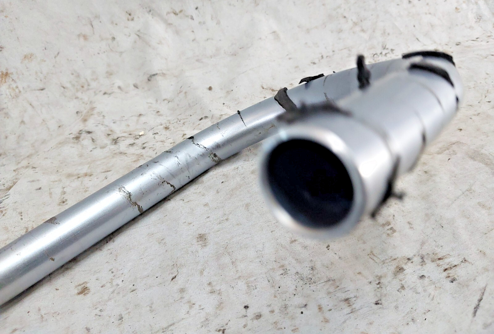 Scott AT-3 Bullhorn MTB Bike Handlebar 25.4mm 290g 1″ Rise Silver USA Shipper :)