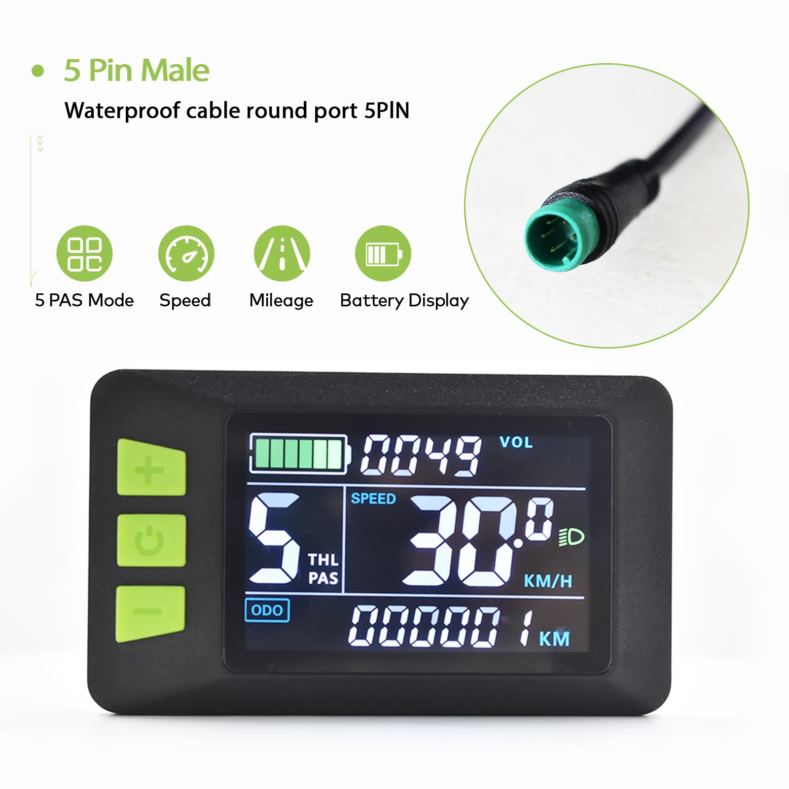 Wired Stopwatch Supports Electronic Shift Odometer Bike Computer Waterproof