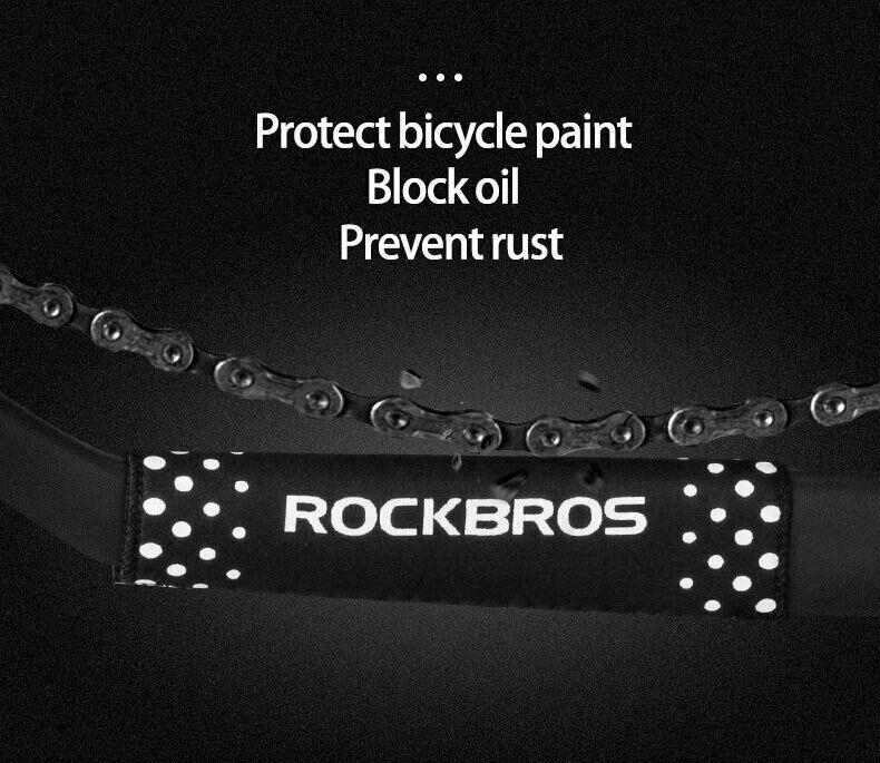 RockBros 2PCS Bicycle Frame Chain Protector Guard Care Cover Chainstay Posted