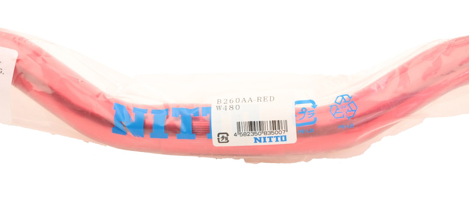 Nitto B260AA Urban Riser Handlebar Red 25.4mm Clamp x 48cm Width NOS NEW