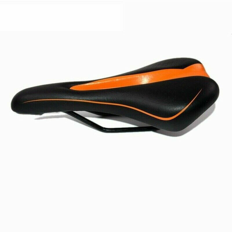 Bicycle Bike Saddle Hollow Soft Comfort MTB Saddle Seat Orange Road Cushion Pad