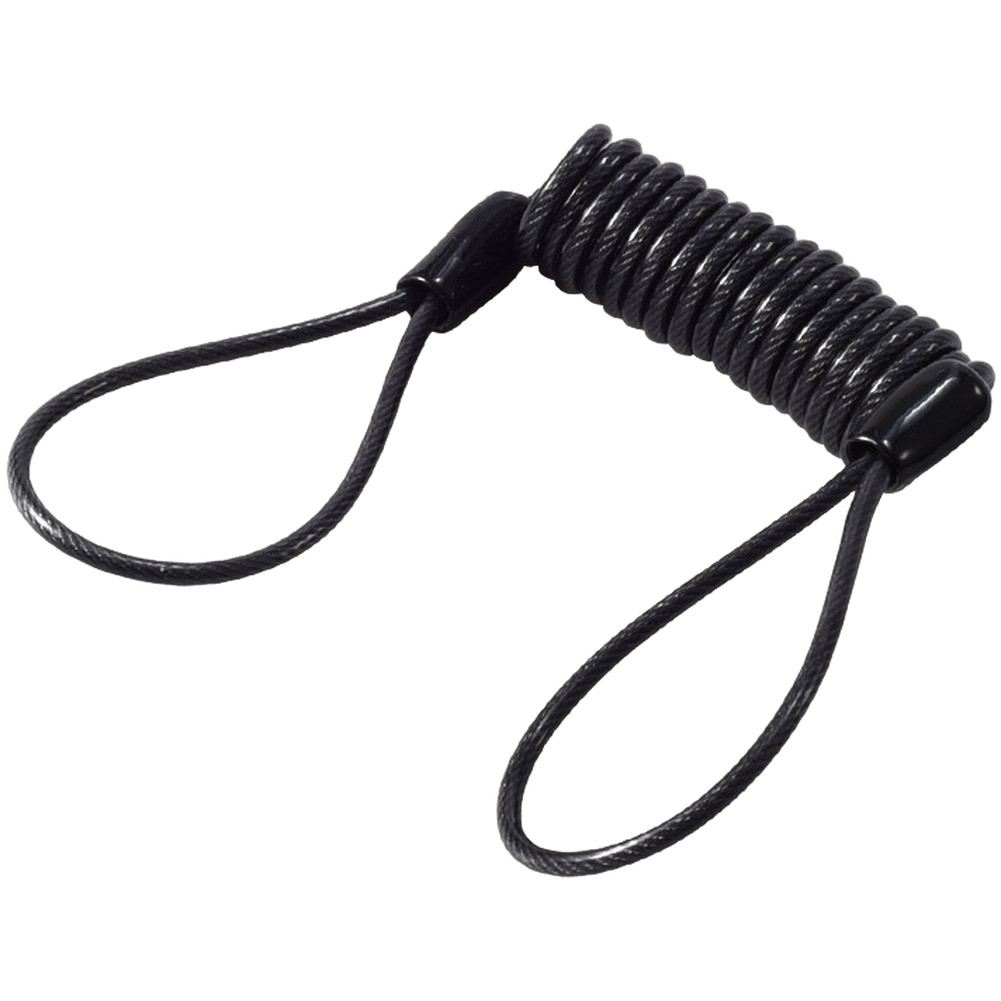 Retractable Disc Brake Lock with Water Resistant Enclosure and Steel Wire