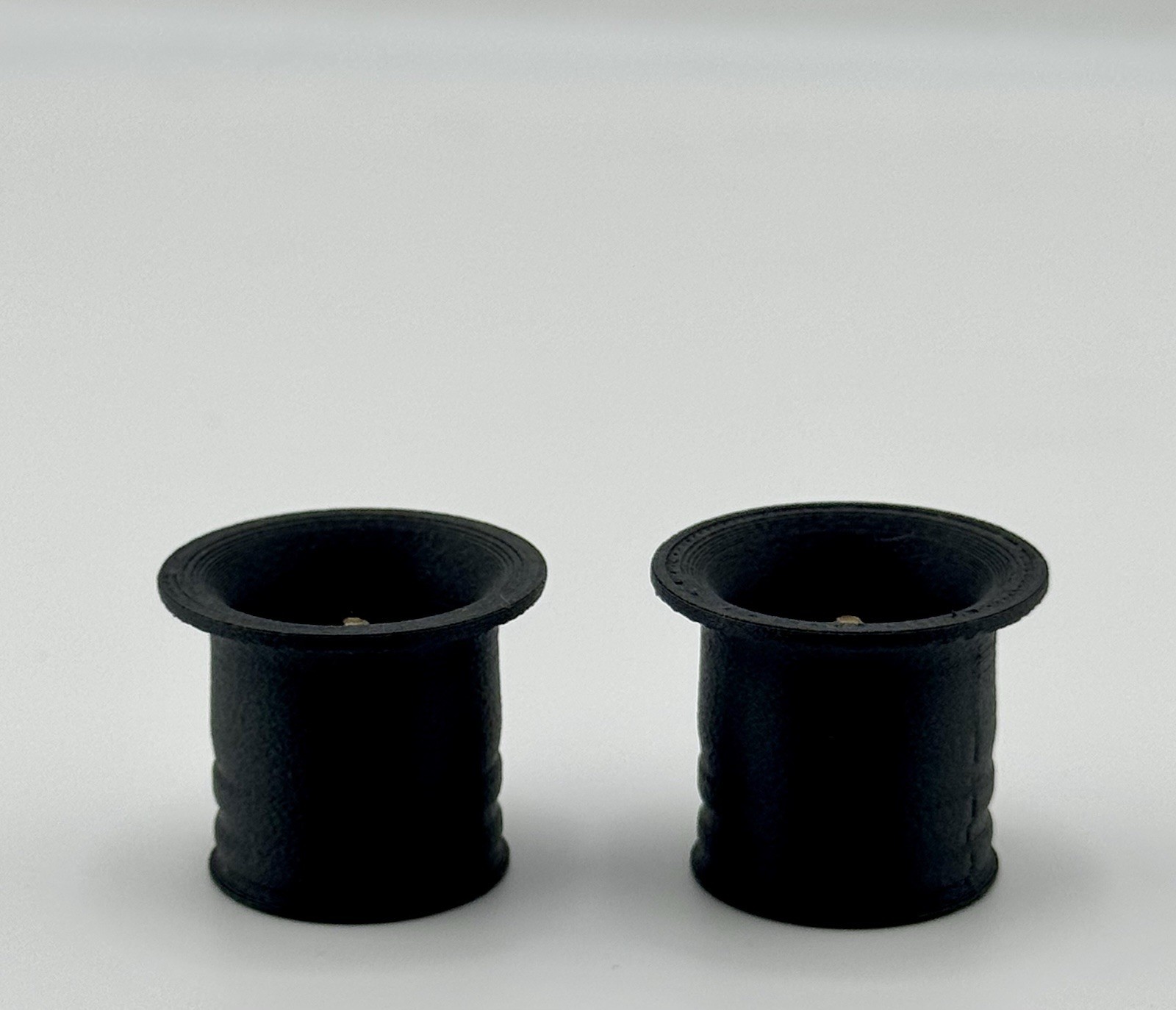 Skull Road Bike Bar Plugs – PETG Carbon Fiber Infused – Black, Tan, or Red – Set