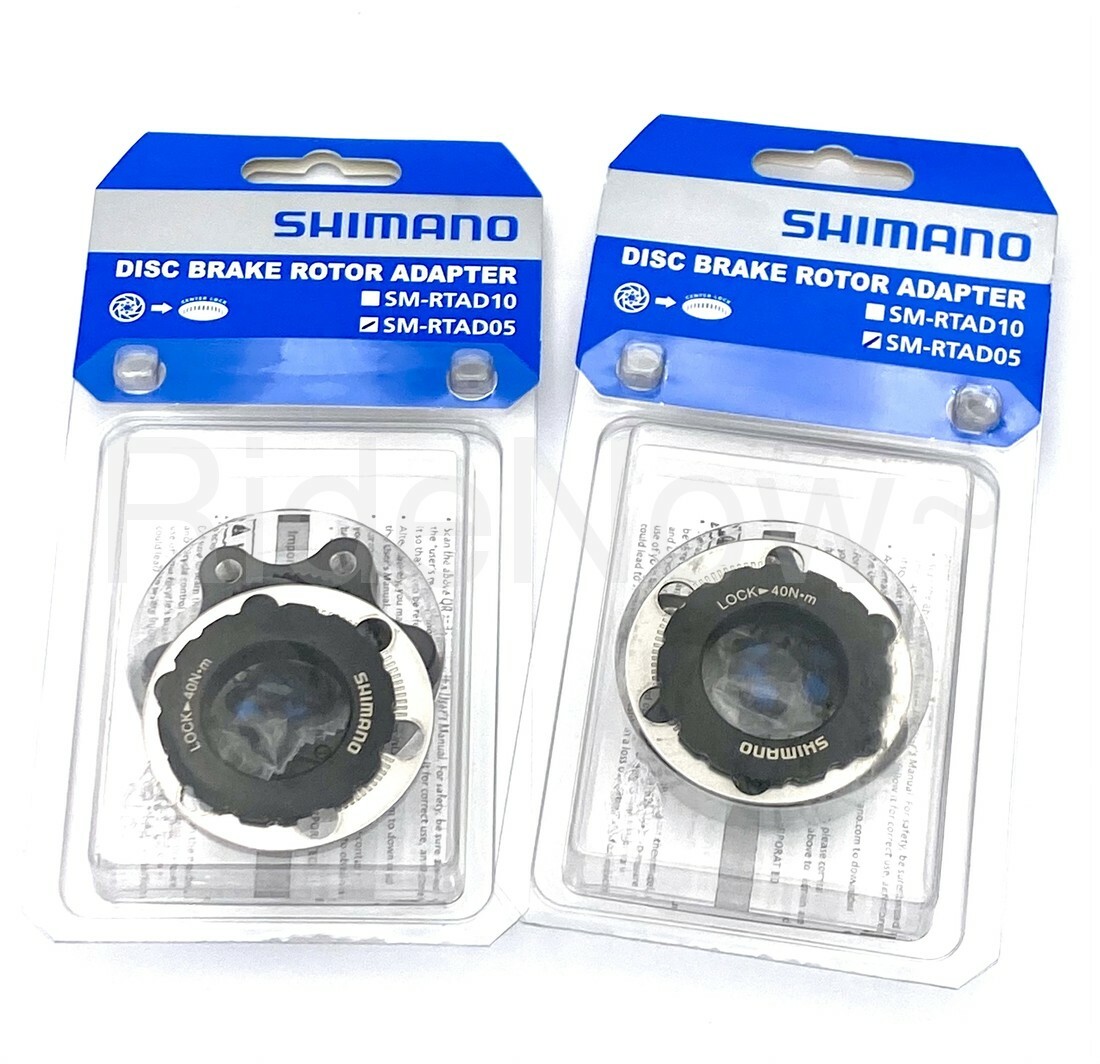 2 x Shimano SM-RTAD05 Center Lock Hub to 6 Bolt Disc Brake Rotor Adapter NIB