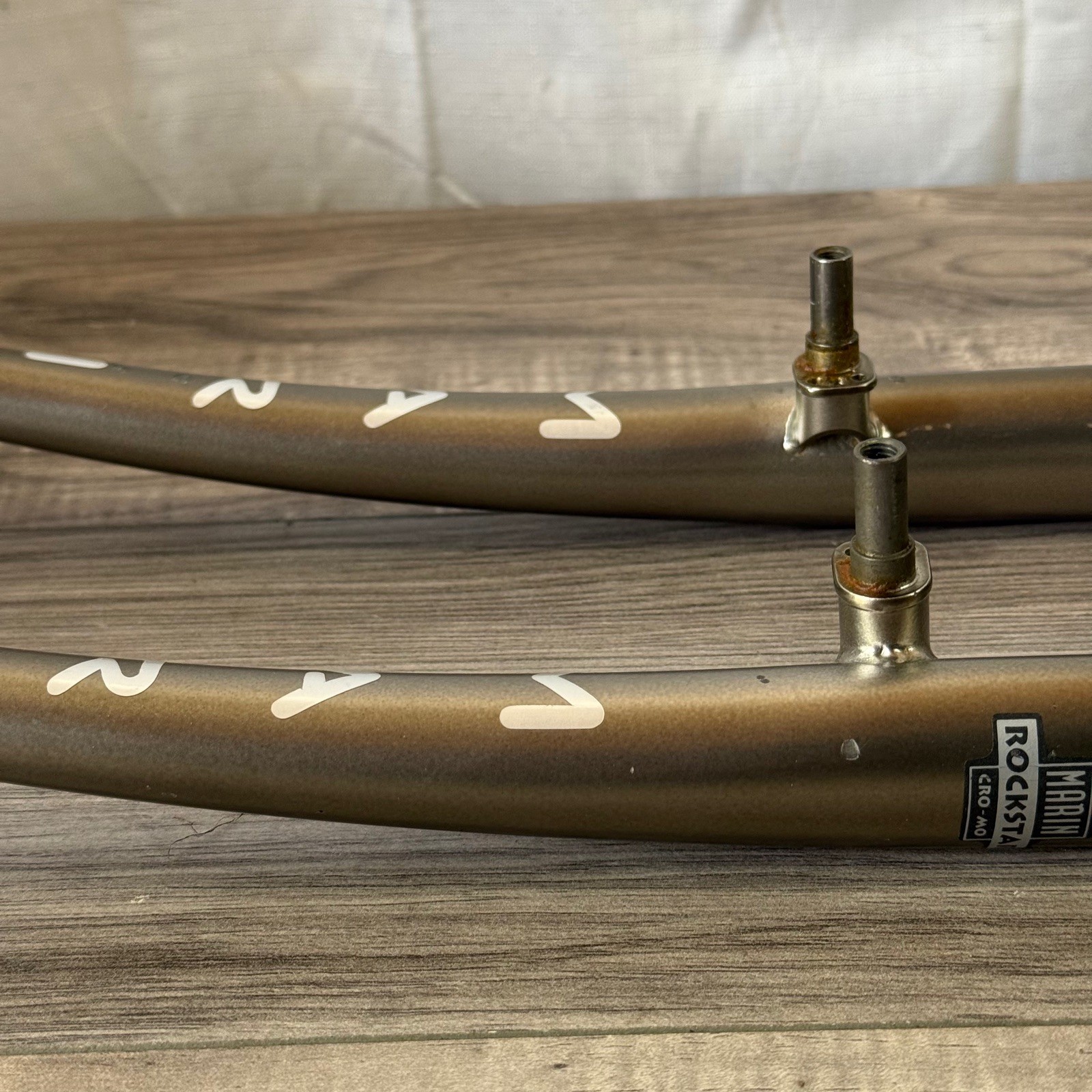 Marin Rockstar 90s MTB Fork 1 1/8 Threaded 26 182 Matte Platinum Gray Spinner