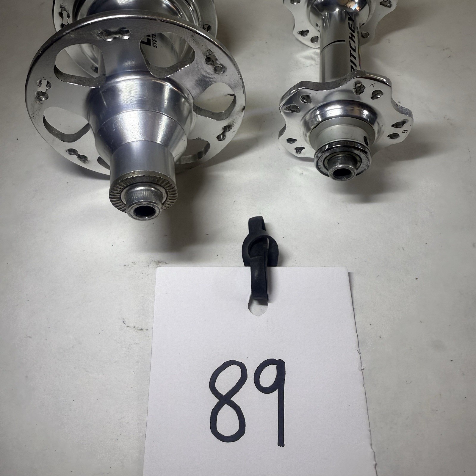 Ritchey WCS Road Rim Brake Hubset Front & Rear 100/130mm Silver Bicycle Hubs Set