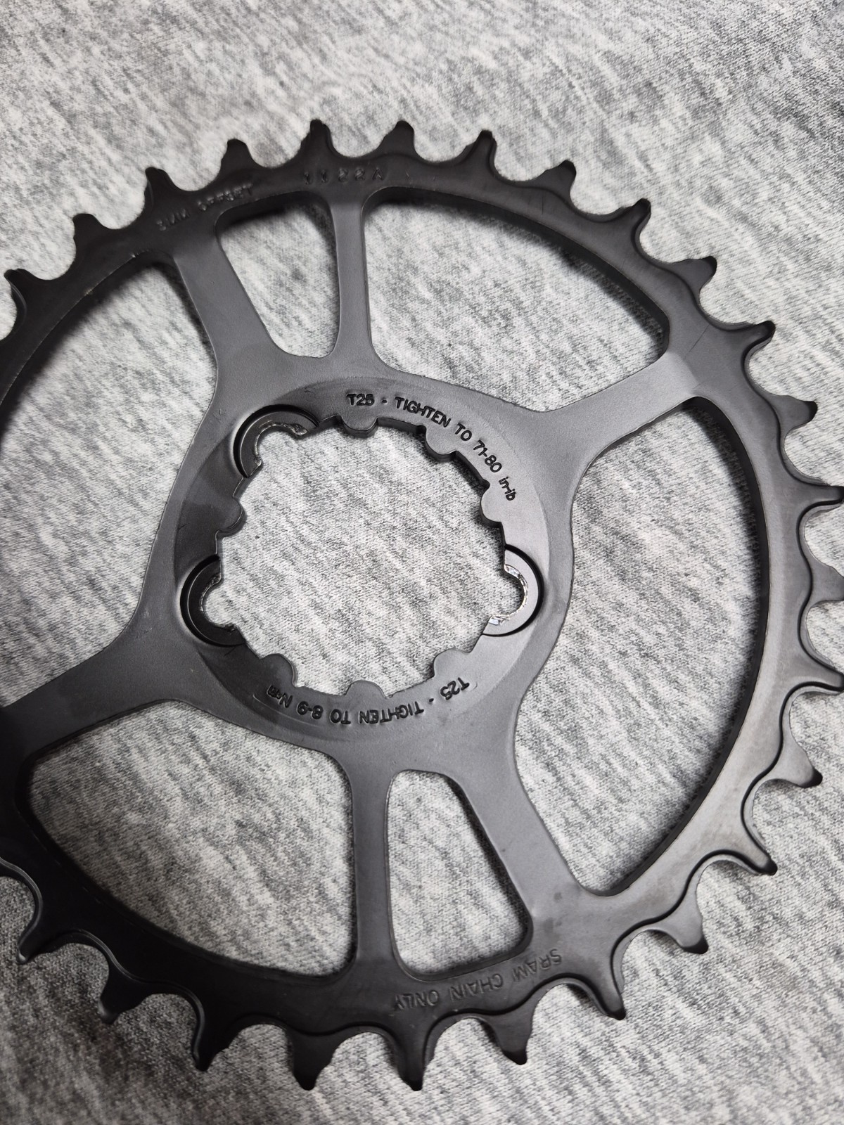 SRAM Eagle X-Sync 2 32T Direct Mount Chainring 3mm Offset Black