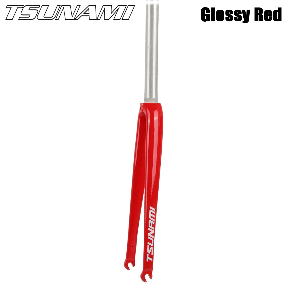 Road Bicycle Front Fork C-clip Brake 700*23/25C Bicycle Hard Fork Matte/Glossy