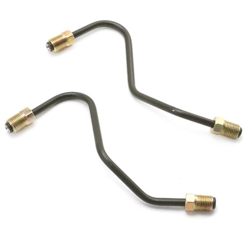 2Pcs Front Brake Caliper Line, Alloy Steel Hose Kit, Replacement for Toyota