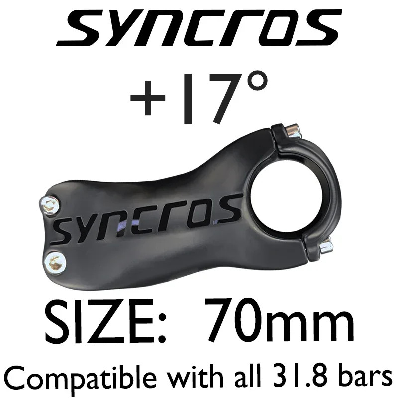 Ultra Light Carbon MTB Stem – 6/-17 Degree 60-120mm Road Bike Stem Accessories