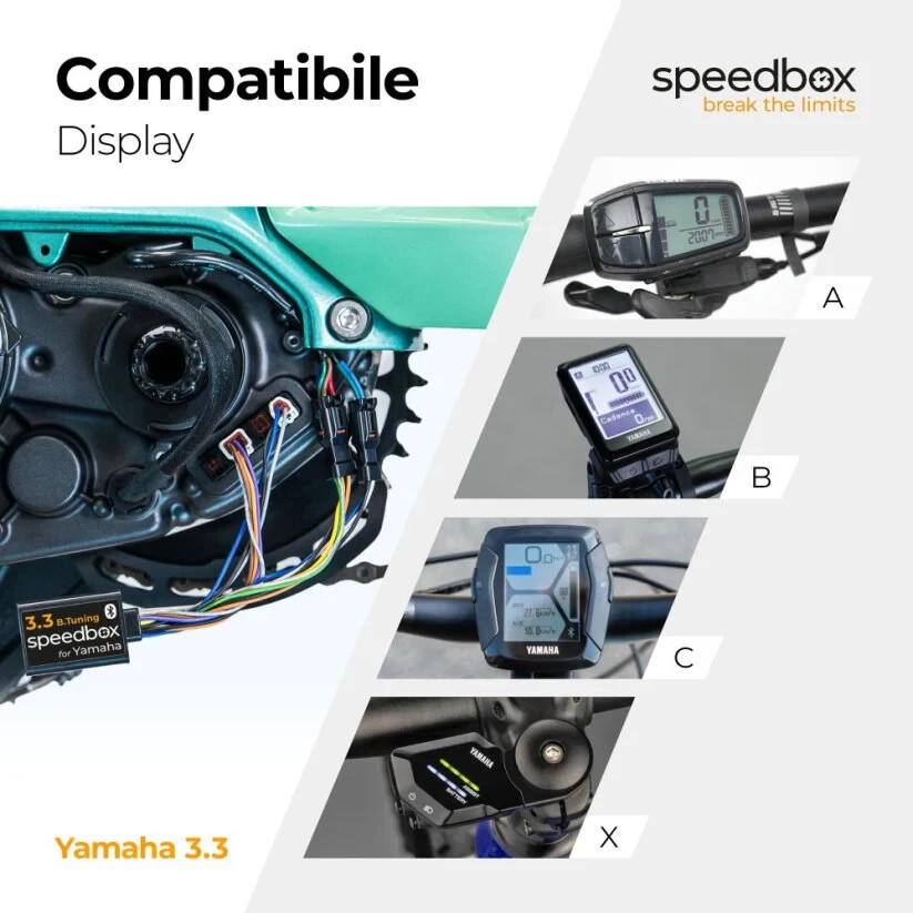 SpeedBox 3.1 Tuning Kit for Yamaha PW-X3 and PW-S2 Free Shipping Worldwide