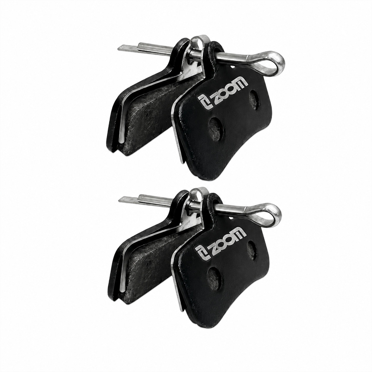 ZOOM HB876 HB876E 4 Piston Brake Pads Semi-Metallic Shimano D02S D03S Tektro TRP
