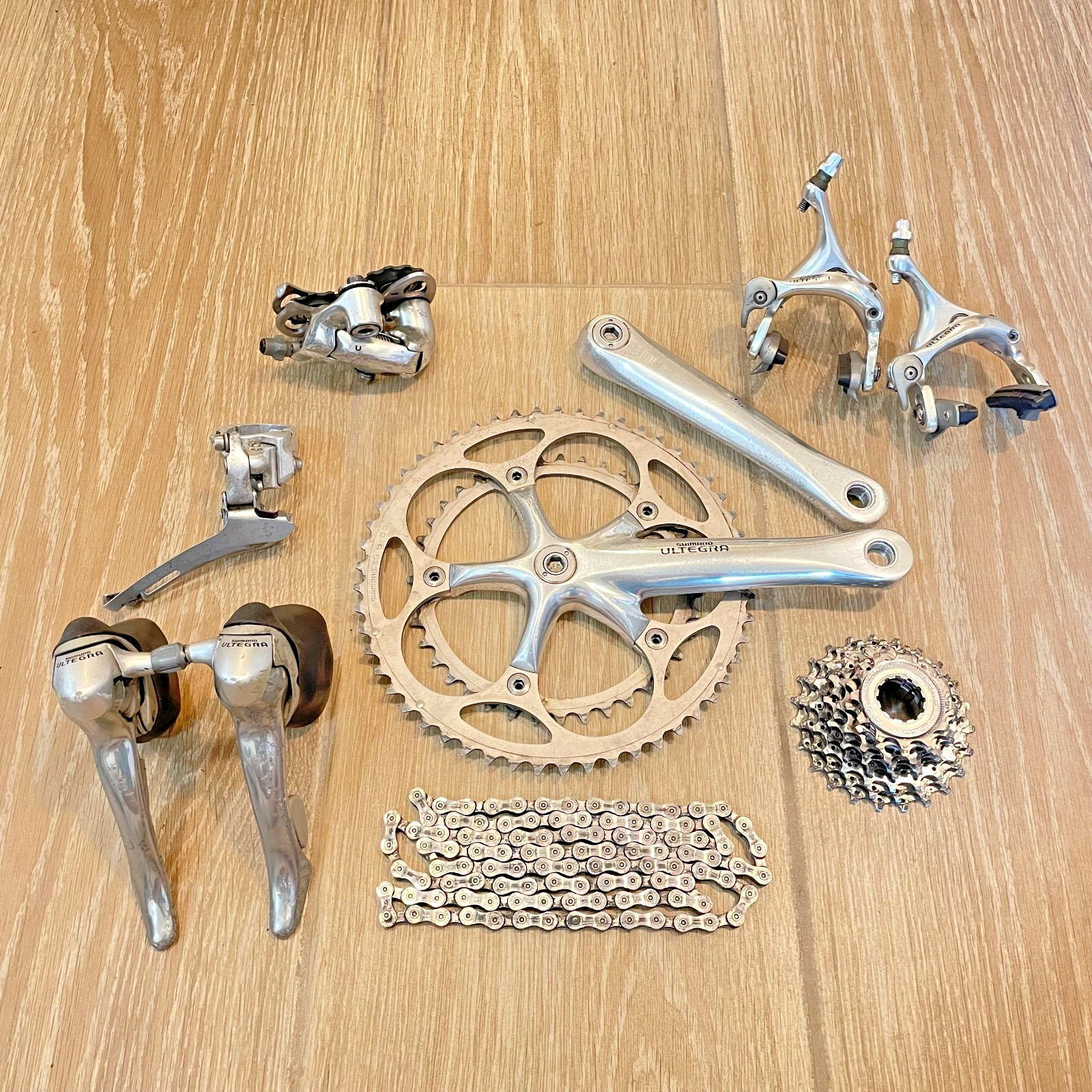 Shimano Ultegra 6500 2 x 9s Groupset Crankset Shifters Derailluers BR FC ST