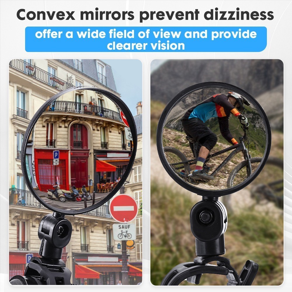 Ebike Magic Bicycle Rear View Mirror Fully Adjustable Rearview – Left OR Right