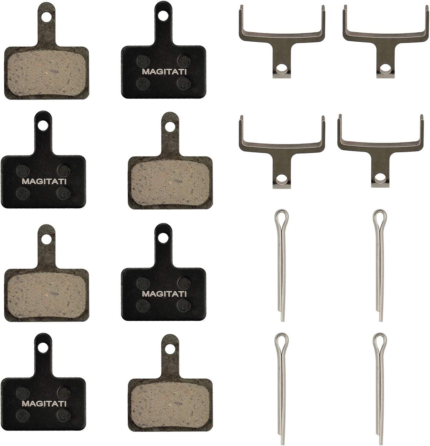 4 Pairs Resin Bike Bicycle Disc Brake Pads for TRP Tektro Shimano Deore Br-M57