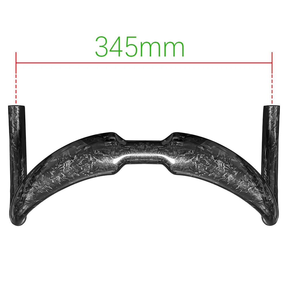 All Carbon Fiber Track Bike Handlebars Road Bike TT Sports Handlebars 285-365mm