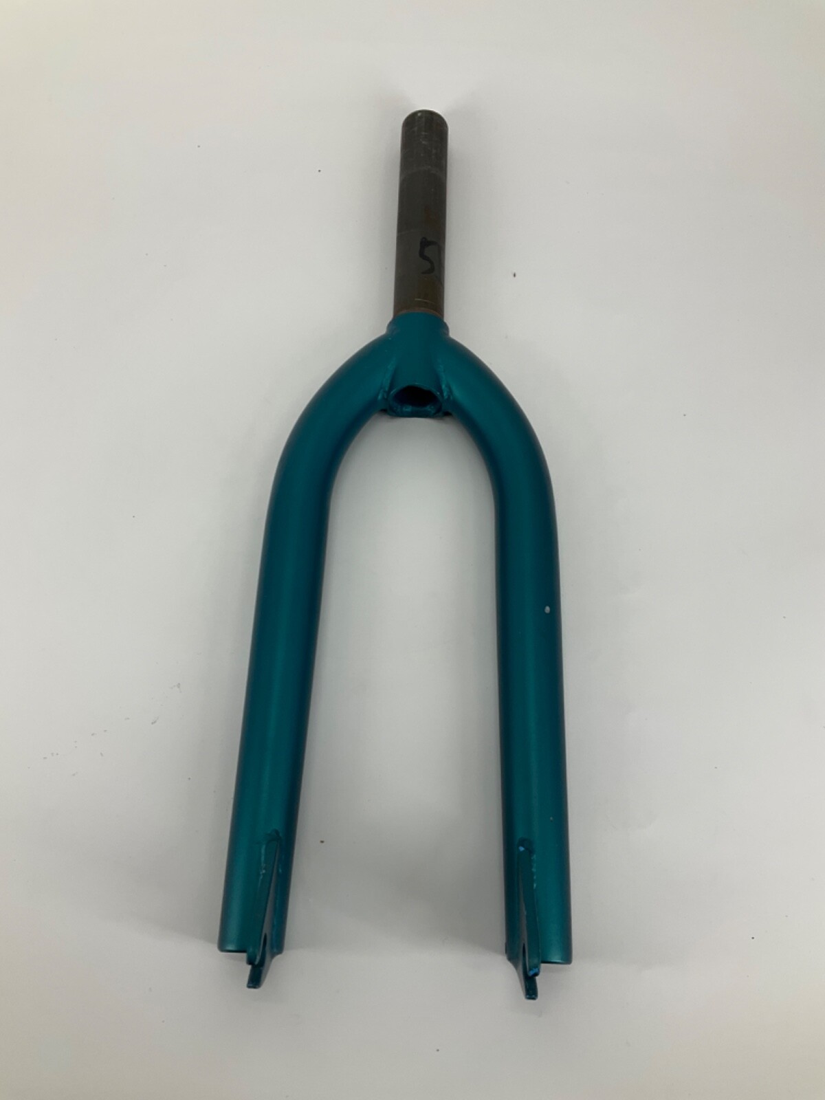 BMX DKYB20 Bicycle Bike Fork Unthreaded 1″ Diameter 18.5″ Total Length Dark Teal