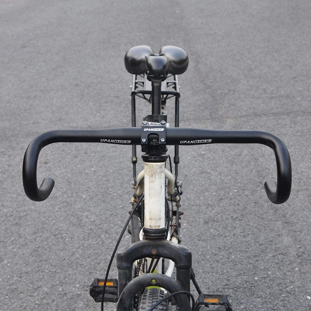 Bike Handlebar Drop Bar Bent Handlebar Aluminum Alloy 25.4mm 31.8mm For Fixed…