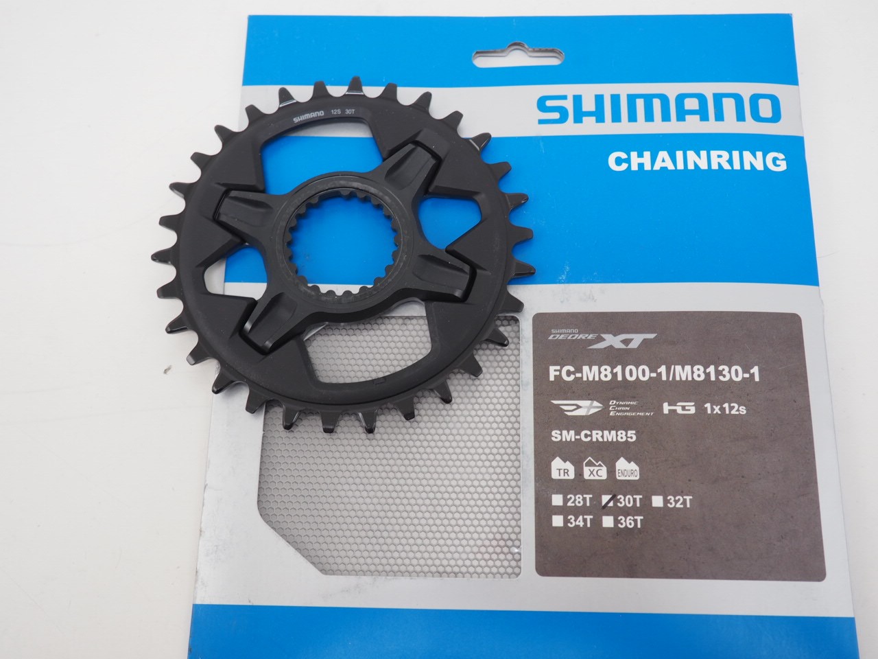 NEW! Shimano Deore XT Front Chainring FC-M8100-1 12 Speed 32 Tooth SM-CRM85