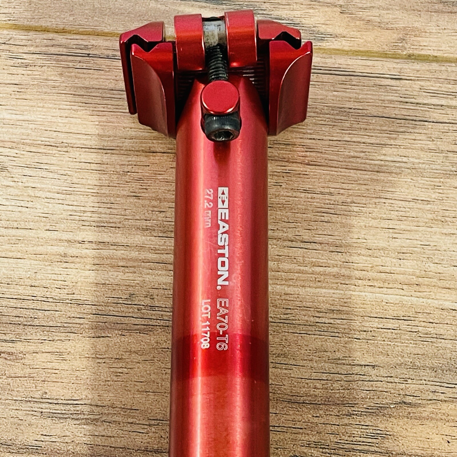 Vintage Ringle Moby Seatpost 27.2 330 Red Faded